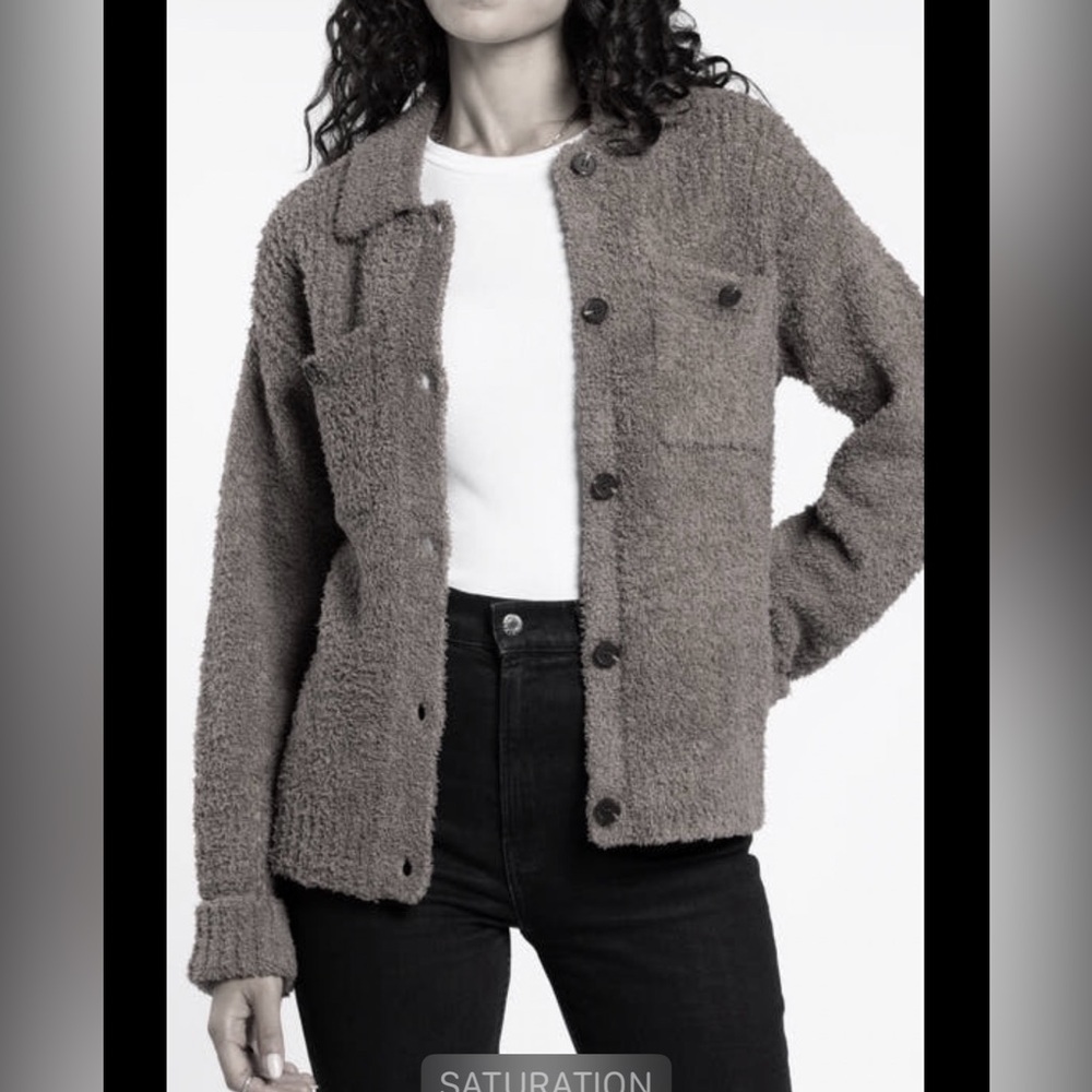Thread & Supply my Nordstrom Olive Teddy Jacket